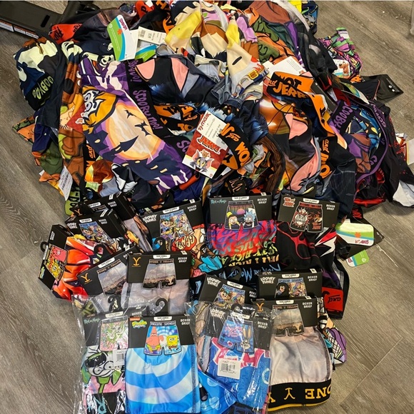 MENS CARTOON LICENSED BOXERS NEW SIZE XL TOM & JERRY / LOONEY TUNES / RICK MORTY - Picture 4 of 10